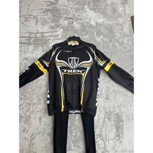 Trek Livestrong Cycling Kit Mens Large Long Sleeve Jersey Padded Tights Italy